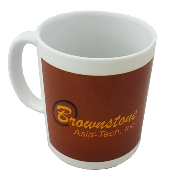Custom Ceramic Mug-White (BROWNSTONE)