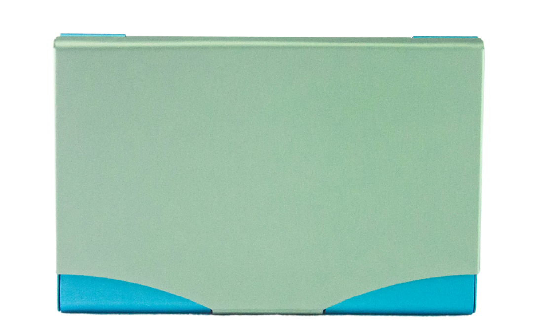 Teal Blue and Green Card Case (#84011-13)
