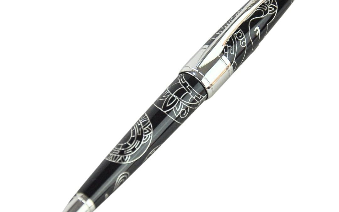Year of the Snake Black Lacquer Ballpoint Pen | Chinese Zodiac Collection