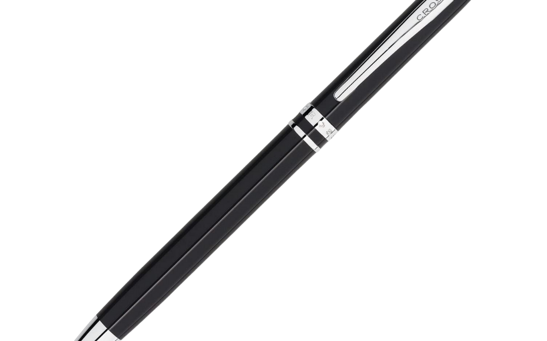 NJR Gifts-Cross Advantage Black Lacquer Ballpoint Pen 1