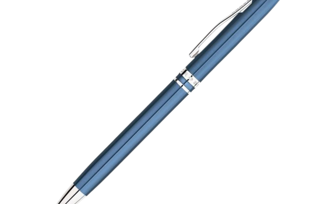 NJR Gifts-Cross Advantage Steel Blue Ballpoint Pen 1