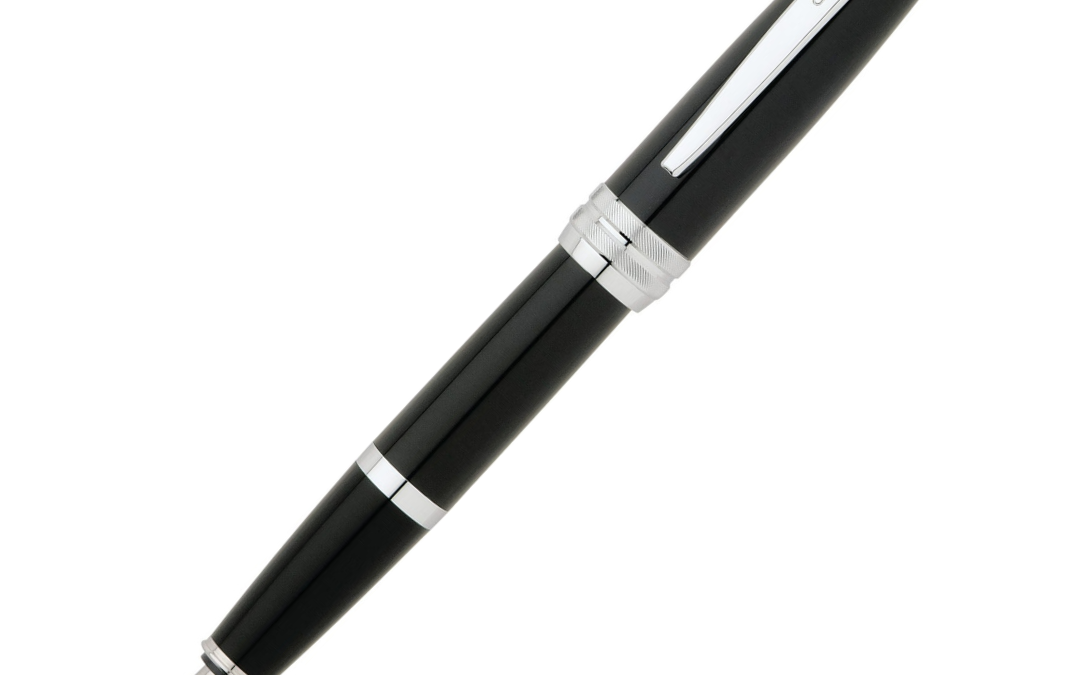 NJR Gifts-CROSS-Bailey-Black Lacquer-Fountain Pen 2