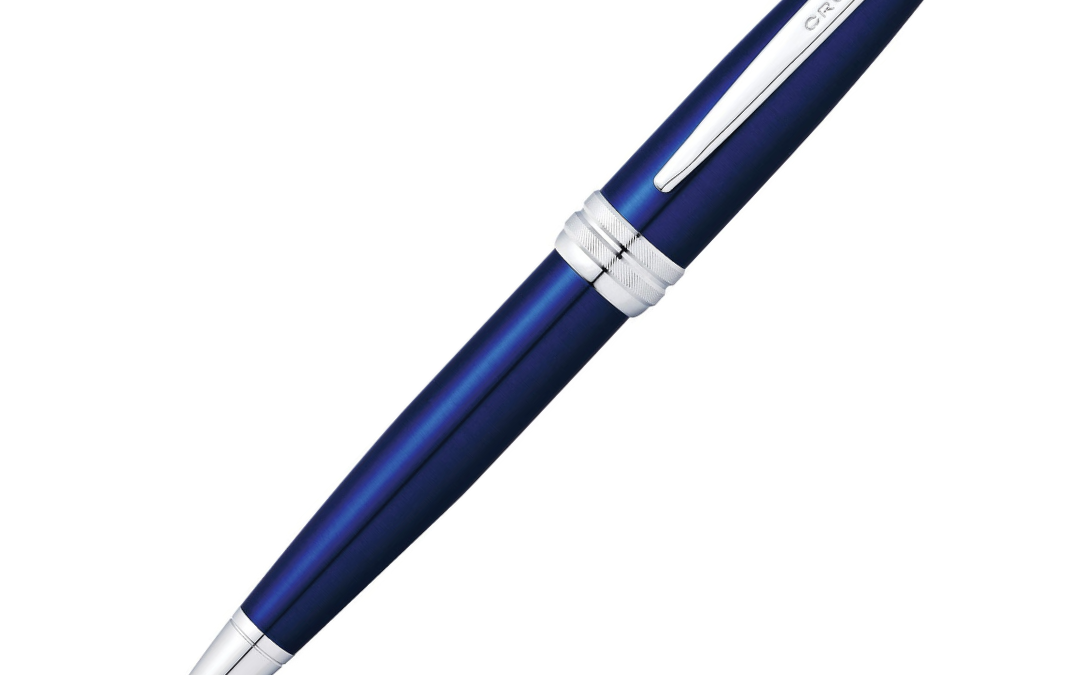 Cross Bailey Blue Lacquer Ballpoint Pen