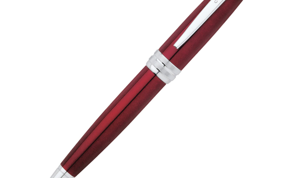 NJR Gifts-CROSS-Bailey-Red Lacquer-Ballpoint Pen 1