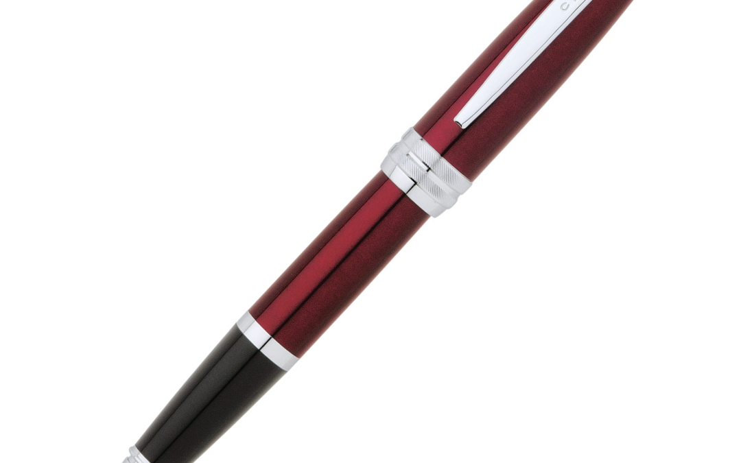 NJR Gifts-CROSS-Bailey-Red Lacquer-Rollerball Pen 1