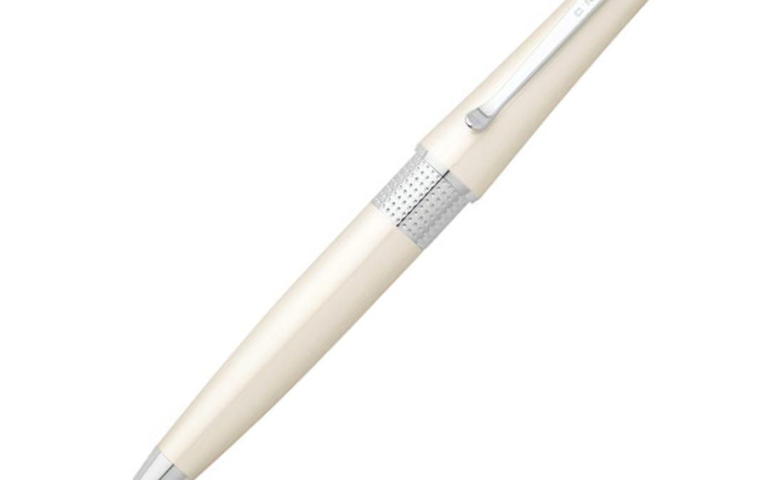 NJR Gifts-CROSS-Beverly-Pearlescent WhiteBallpoint Pen 1