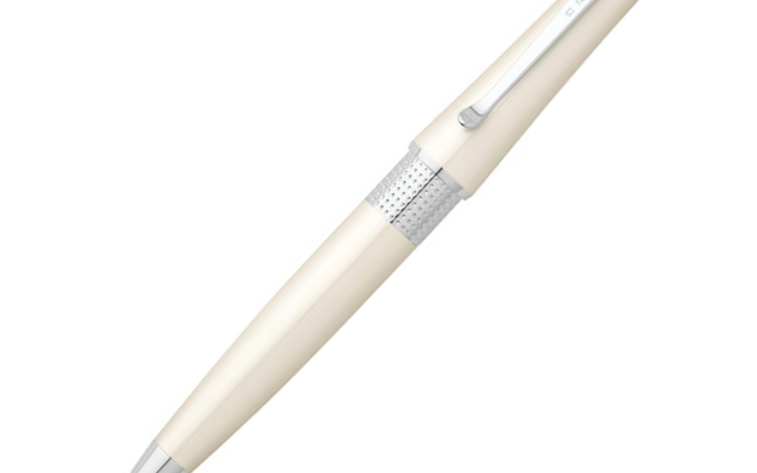 Cross Beverly Pearlescent White Ballpoint Pen