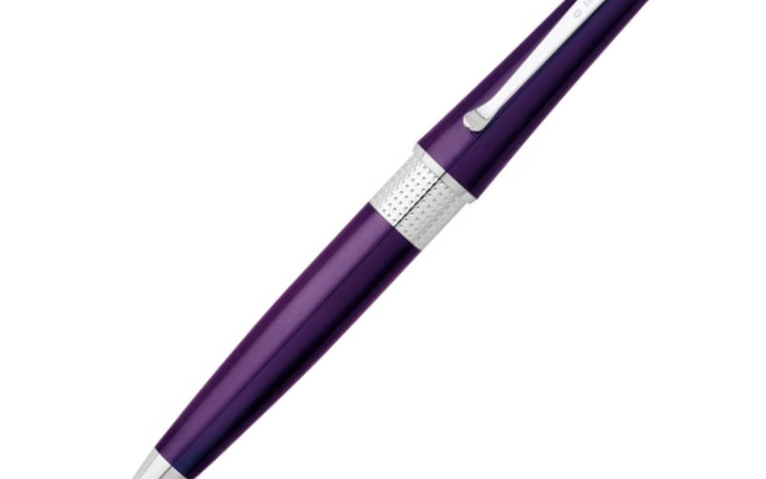 NJR Gifts-CROSS-Beverly-Purple Lacquer Ballpoint Pen 1