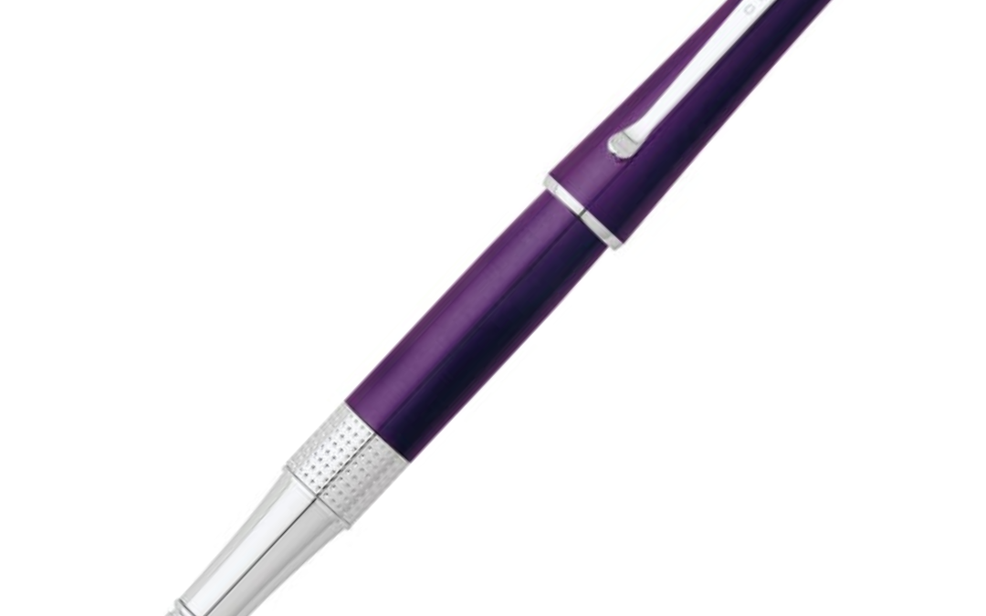 Cross Beverly Purple Lacquer Rollerball Pen