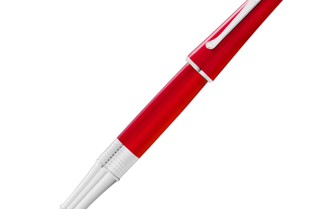 NJR Gifts-CROSS-Beverly-Translucent Red Rollerball Pen 1