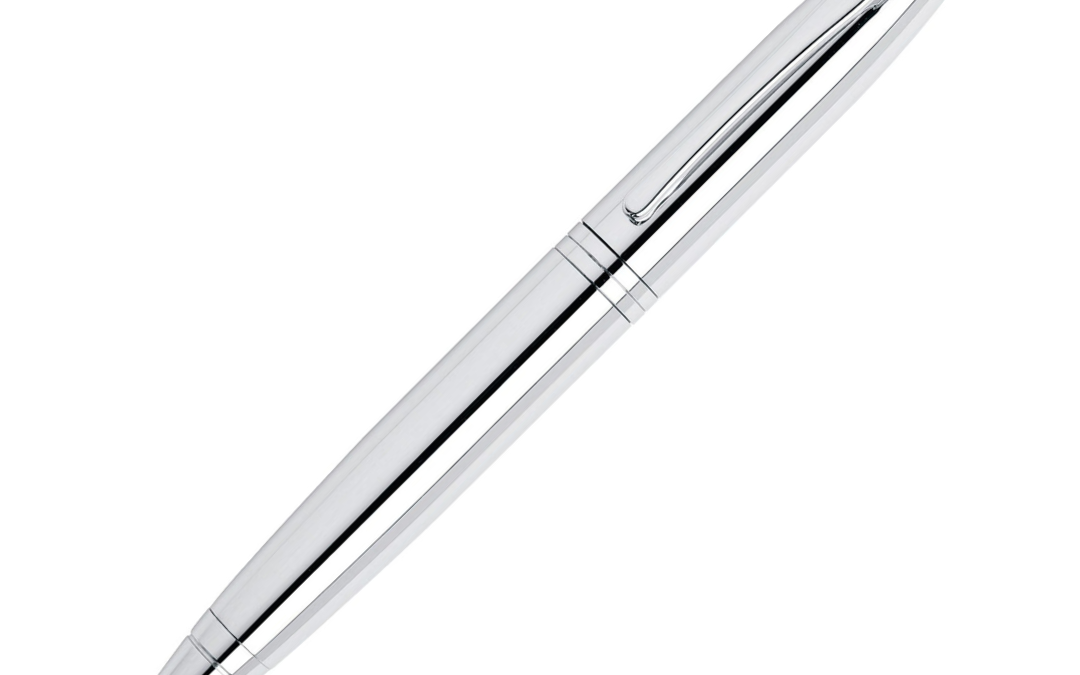 NJR Gifts-Cross Calais Polished Chrome Ballpoint Pen 1
