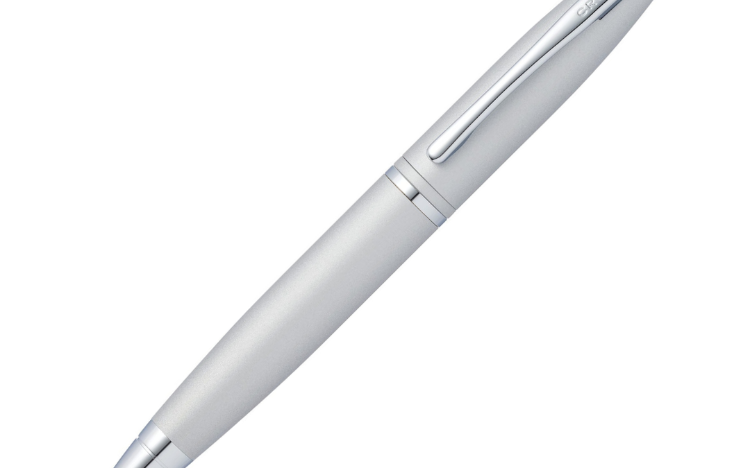 NJR Gifts-Cross Calais Satin Chrome Ballpoint Pen 1