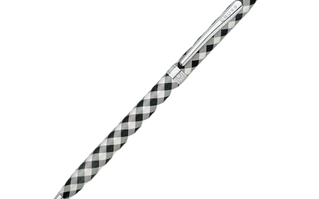 NJR Gifts-CROSS-Century Colors-Gingham Black-Ballpoint Pen 1