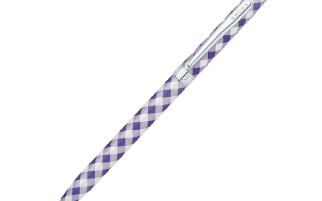 Cross Century Colors Gingham Violet Ballpoint Pen