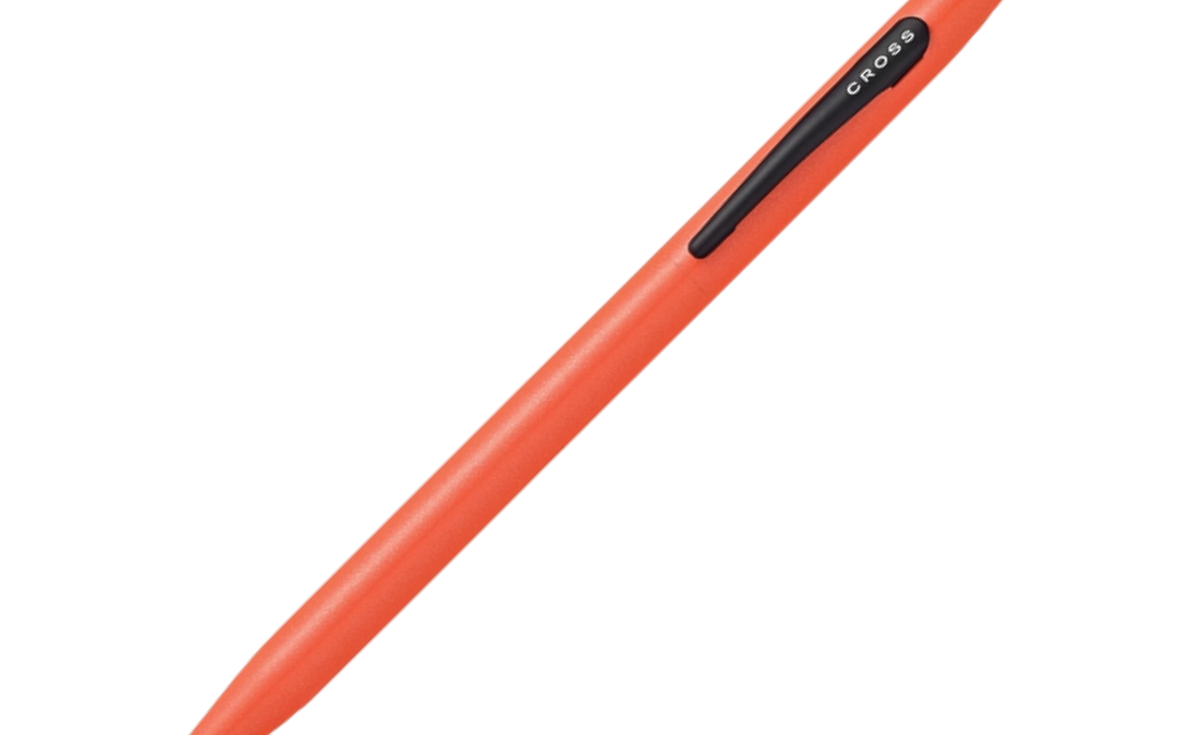 NJR Gifts-Cross Click in Orange Sunburst Ballpoint Pen 1
