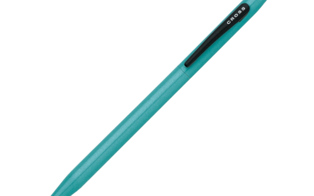 NJR Gifts-Cross Click in Pearlescent Teal Ballpoint Pen 1