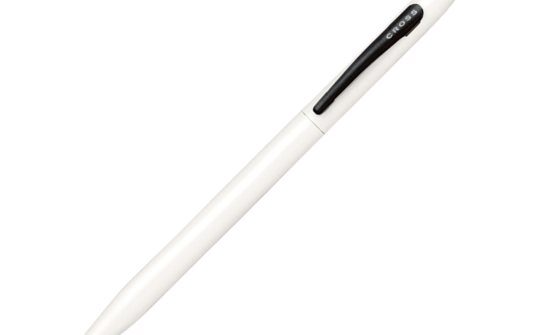 NJR Gifts-Cross Click in Pearlescent White Ballpoint Pen 1