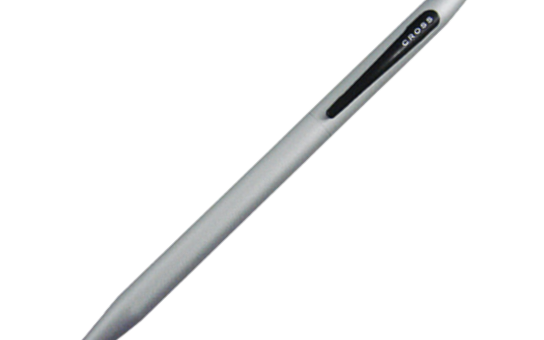 NJR Gifts-Cross Click in Satin Chrome Ballpoint Pen 1
