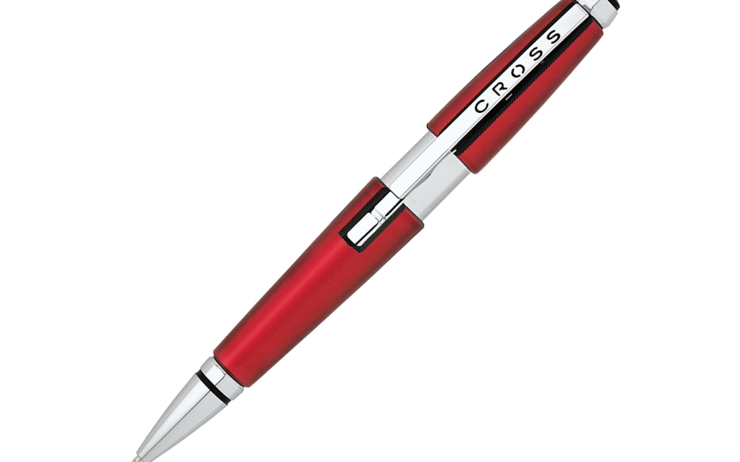 NJR Gifts-CROSS-Edge-Formula Red Rollerball Pen 1