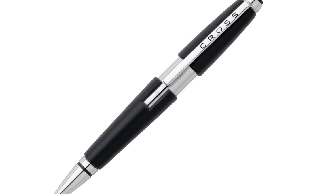 NJR Gifts-CROSS-Edge-Jet Black Rollerball Pen 1