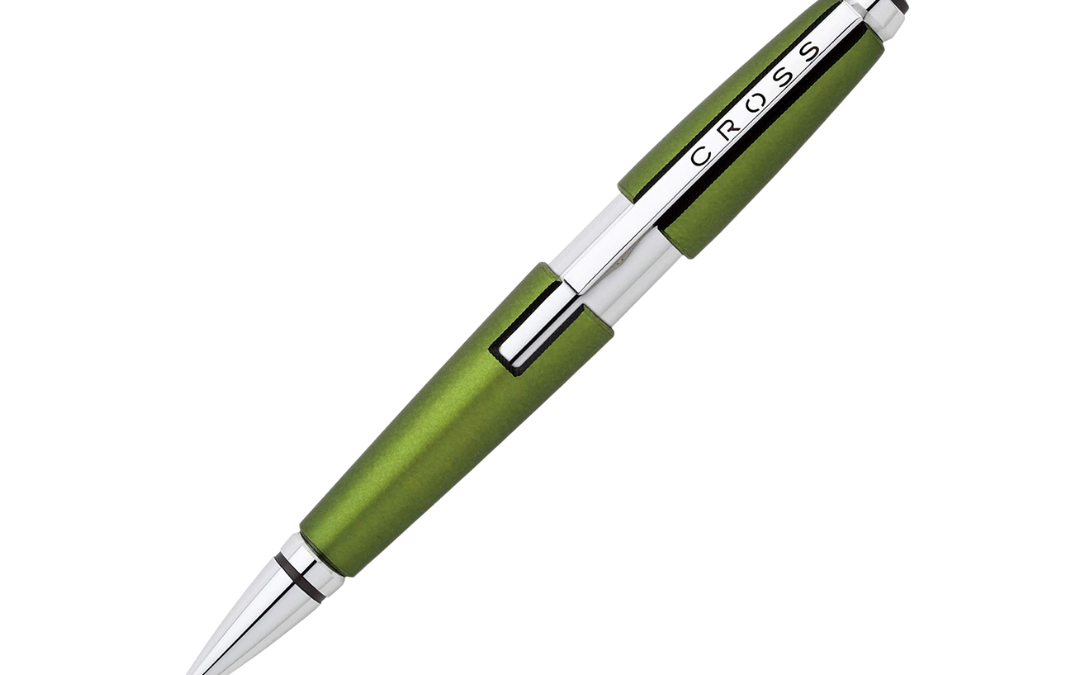 NJR Gifts-CROSS-Edge-Octane Green Rollerball Pen 1