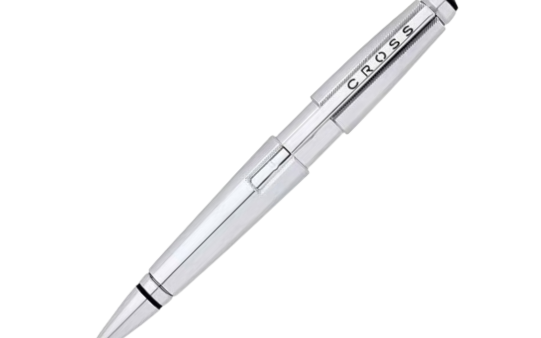 NJR Gifts-CROSS-Edge-Pure Chrome Rollerball Pen 1