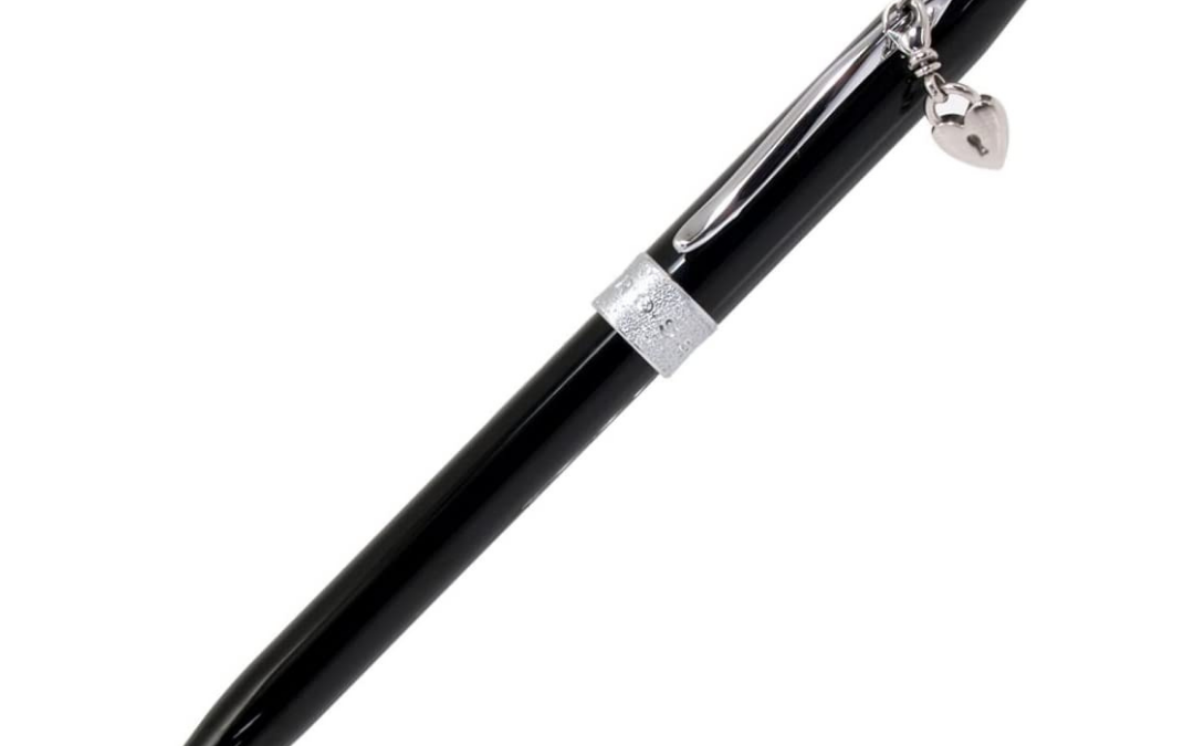 NJR Gifts-CROSS-Sentiment Charm - Ebony Black Ballpoint Pen 1