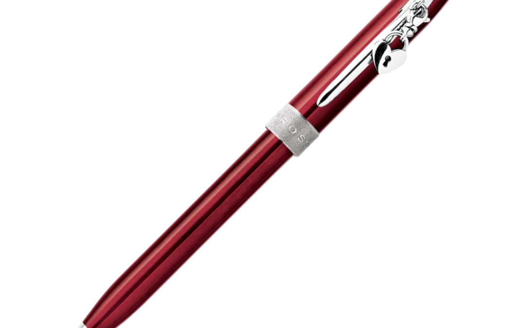 NJR Gifts-CROSS-Sentiment Charm - Red Ballpoint Pen 1