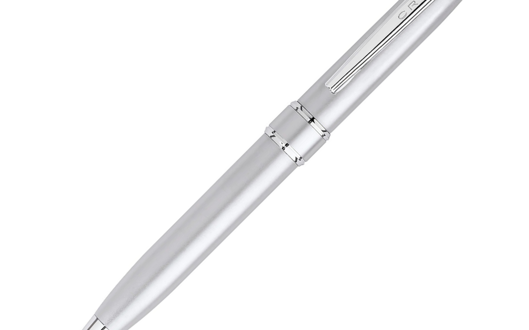 NJR Gifts-Cross Stratford Satin Chrome Ballpoint Pen 1