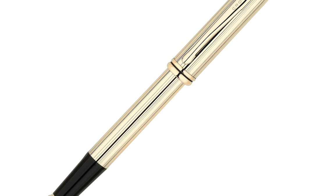 Cross Townsend 10K Rolled Gold Rollerball Pen