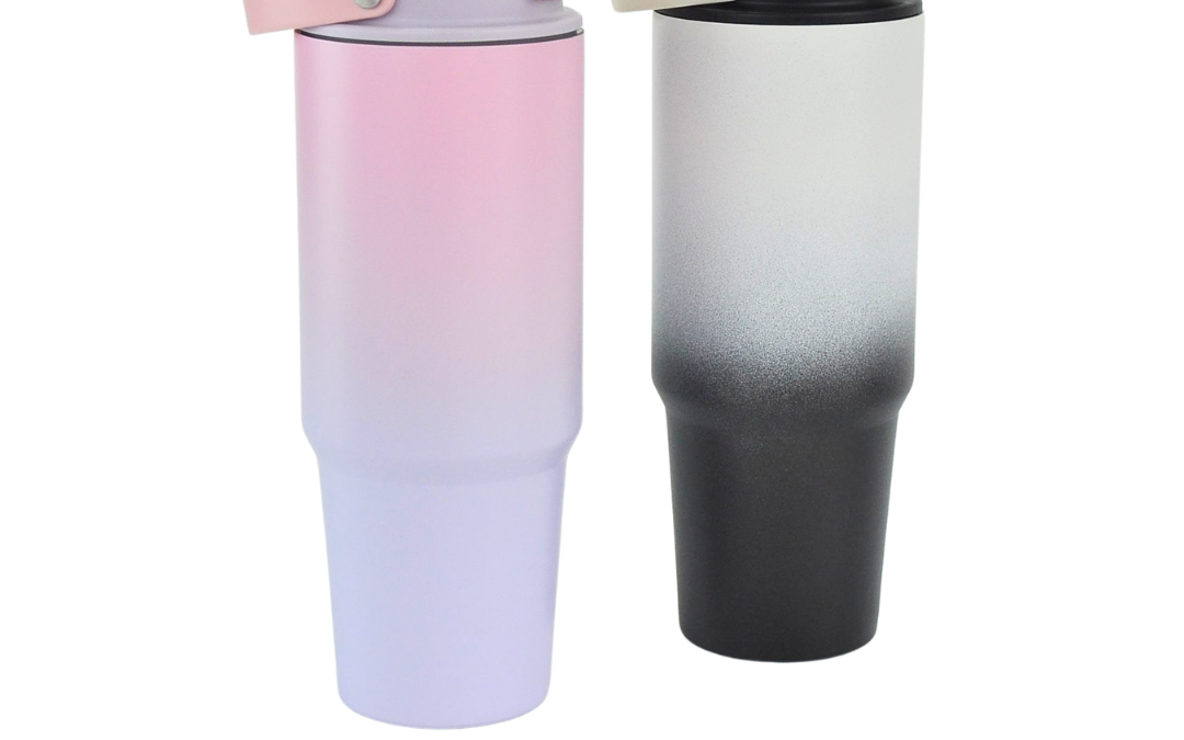 Stainless Steel Vacuum Insulated Travel Tumbler Mug -Ombre Colors (BT-07)