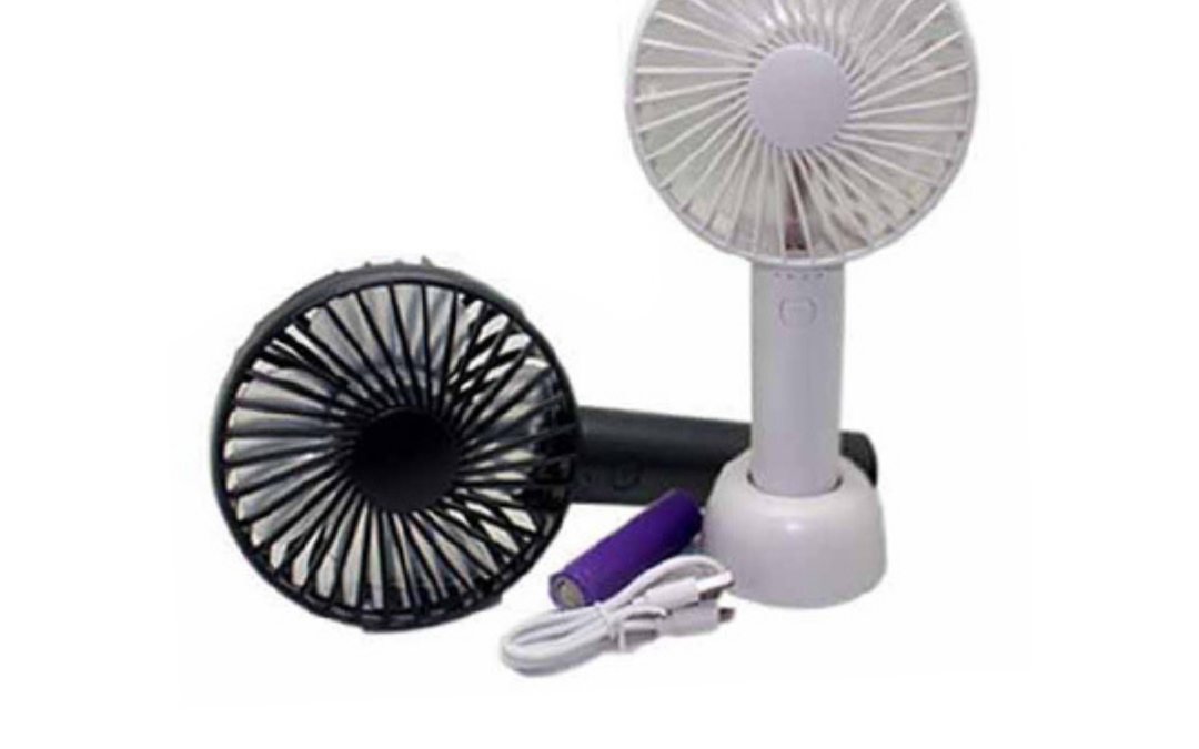 Rechargeable Fan with LED Light (FAN 009)