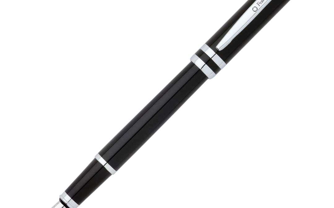 Franklin Covey Freemont Deco Black Lacquer Fountain Pen