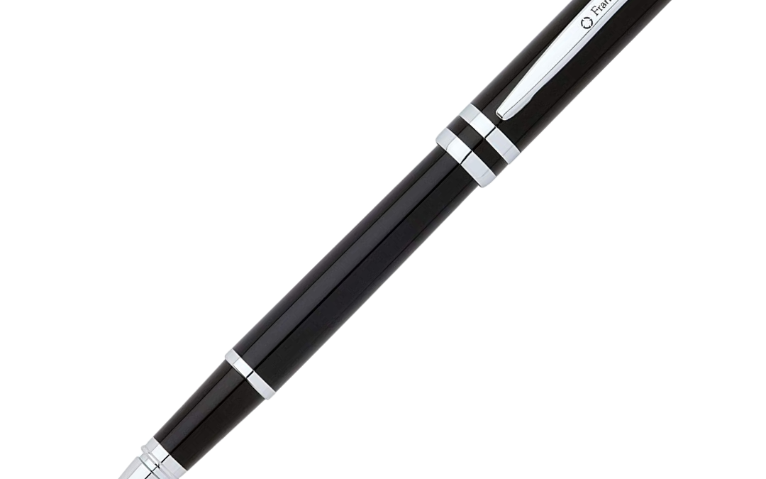 Franklin Covey Freemont Deco Black Lacquer Rollerball Pen