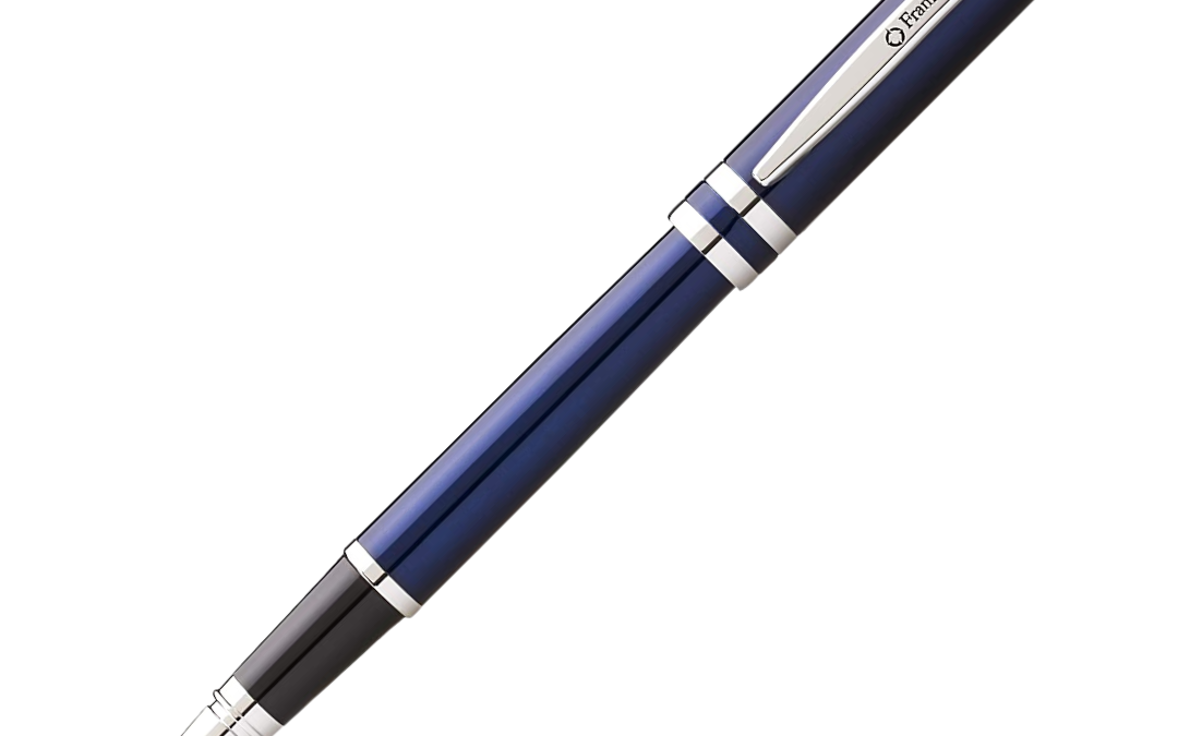 Franklin Covey Freemont Royal Blue Lacquer Rollerball Pen