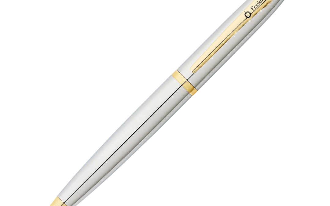 Franklin Covey Lexington Chrome with Gold Clip Pencil