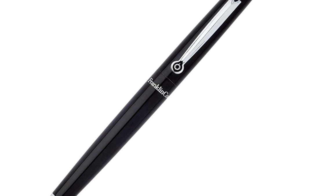 Franklin Covey Nantucket Polished Black Lacquer Ballpoint Pen