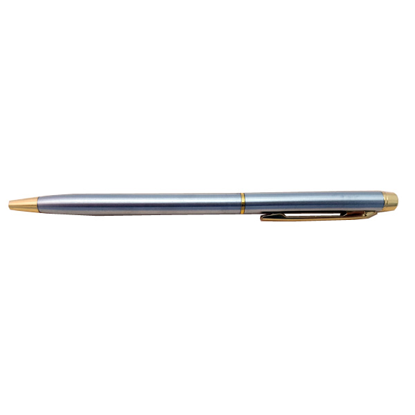 Flat Top Ballpen Gold Clip