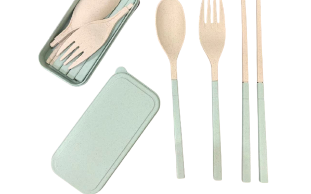 Detachable Wheat Utensils Set