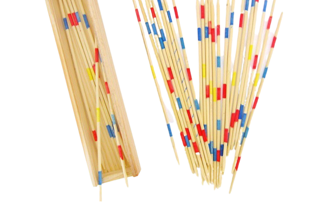 NJRGIFTS-TOYS & NOVELTY GIFT ITEMS-WOODEN PICKUP STICKS 1