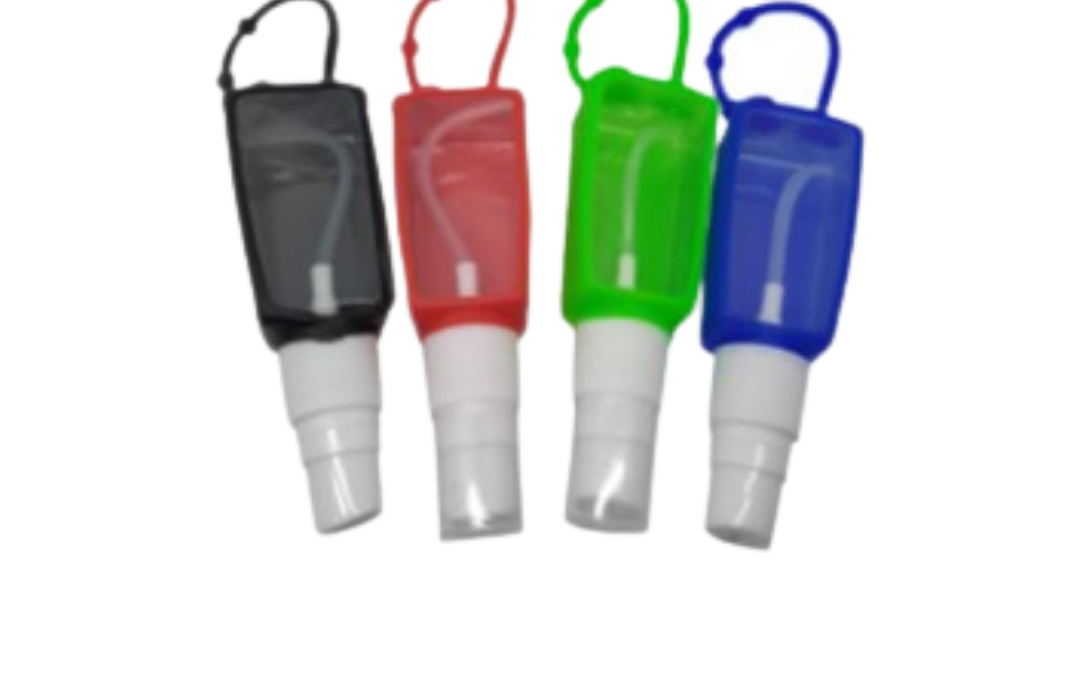 Spray Bottle with Silicone Sleeve and Strap – 30 ML (HS 1012)