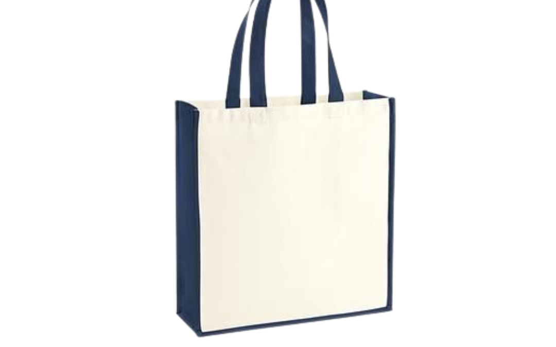 Canvas Tote Bag with Full Gusset | Two Tone