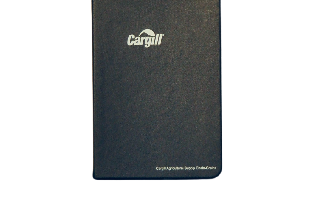 Custom Hardcover A5 Notebook with Garter Enclosure (Cargill)