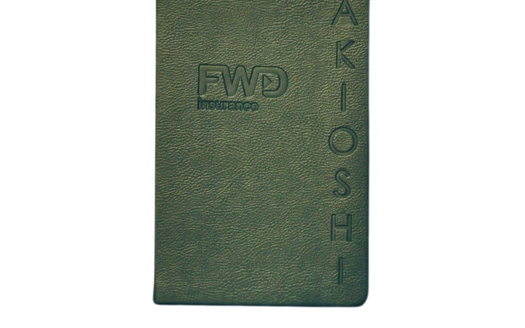 Custom Embossed Hardcover A5 Notebook with Garter Enclosure (CNB06)