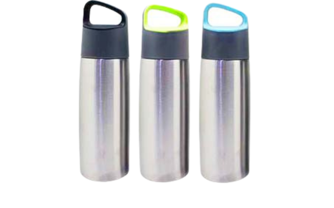Single Wall Stainless Bottle with Handle 600ML (AB271)