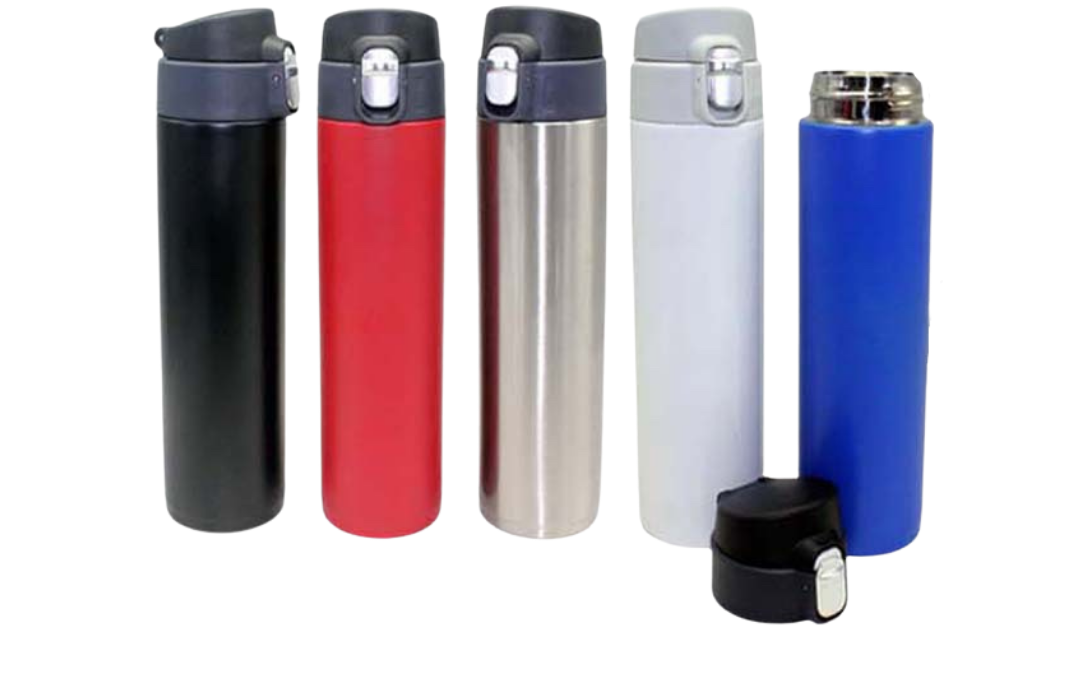 Vacuum Stainless Tumbler with Push Button Cover 450ML (VF5025)