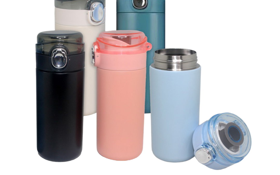 Insulated Vacuum Stainless Bottle with Press Lock Cover 300ML (VF5300)