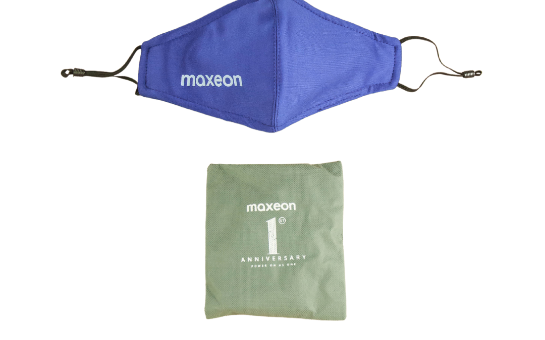 Cloth Face Mask with Non Woven Pouch (Maxeon)