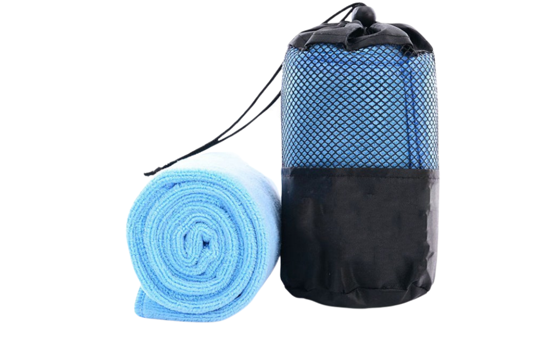 Microfiber Towel with Net Pouch