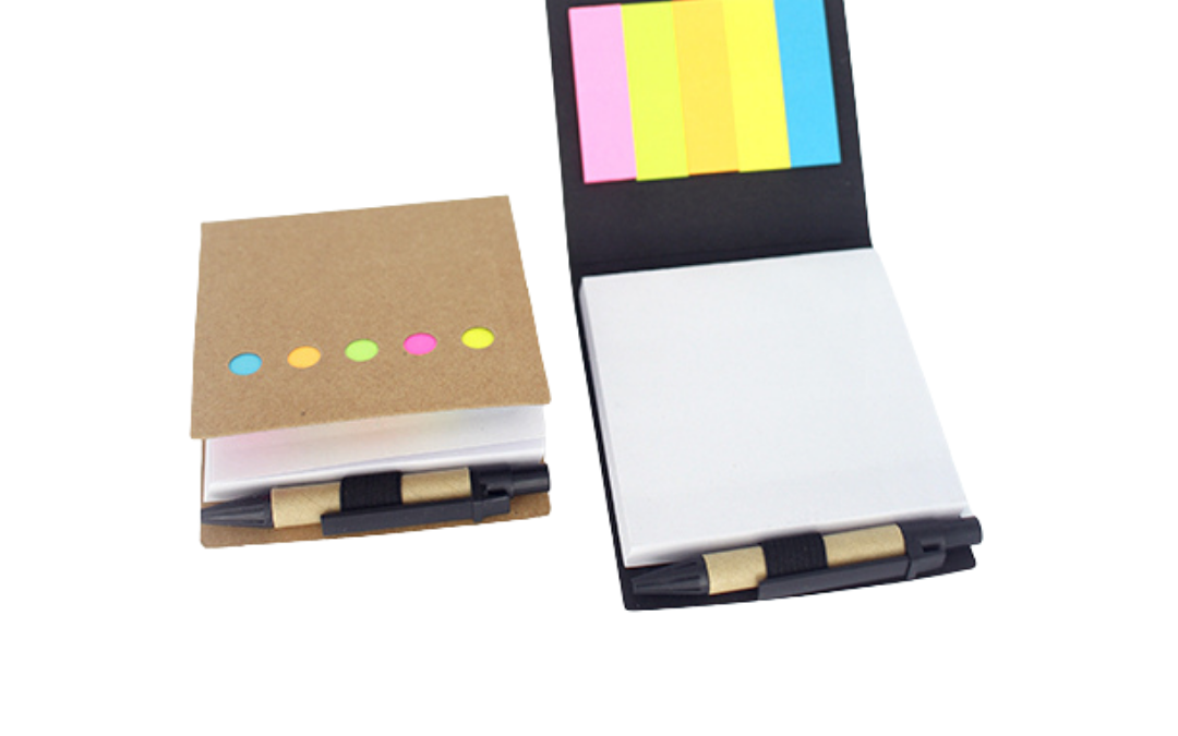 Kraft Notepad Set with Kraft Barrel Pen (RN111)